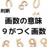 【姓名判断】画数の意味(9・19・29・39・49・59・69・79画)