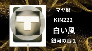 【マヤ暦-今日はどんな日】KIN222「白い風」のメッセージ