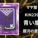 【マヤ暦-今日はどんな日】KIN239「青い嵐」のメッセージ